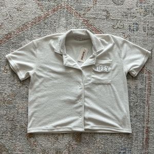 Six Stories Bride Collection Wifey Statement Towel Set